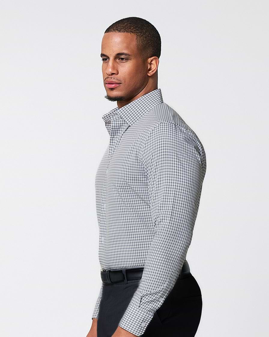 "The Chaney" Forest Green Gingham - Classic Fit