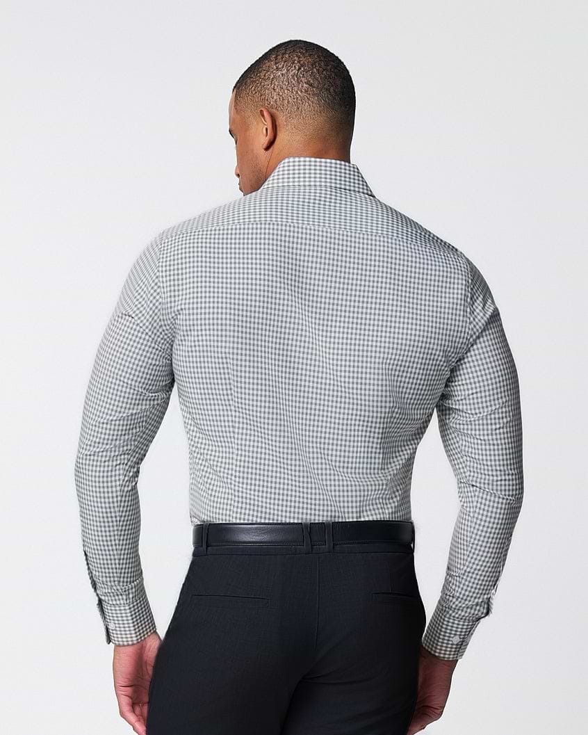 "The Chaney" Forest Green Gingham - Classic Fit