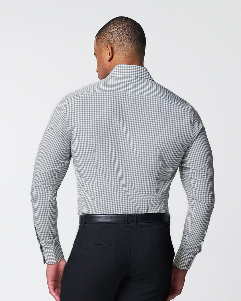 "The Chaney" Forest Green Gingham - Classic Fit