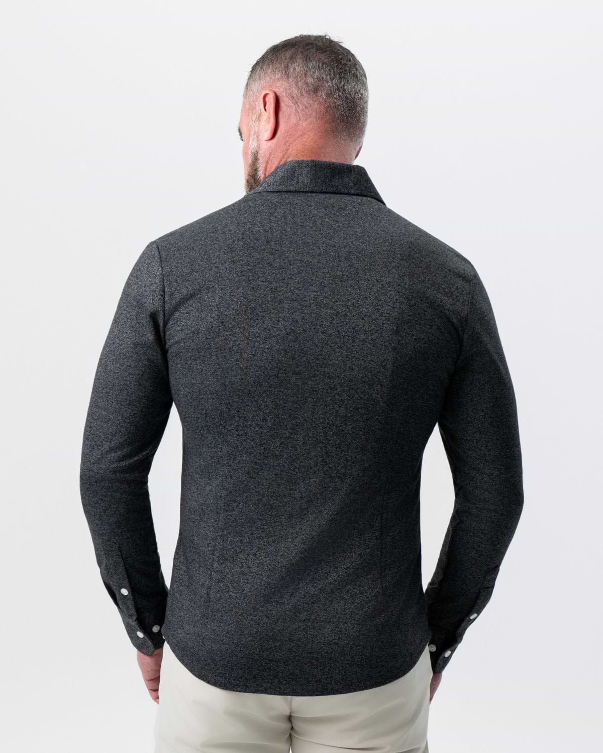 Patch Pocket Button Down - Charcoal