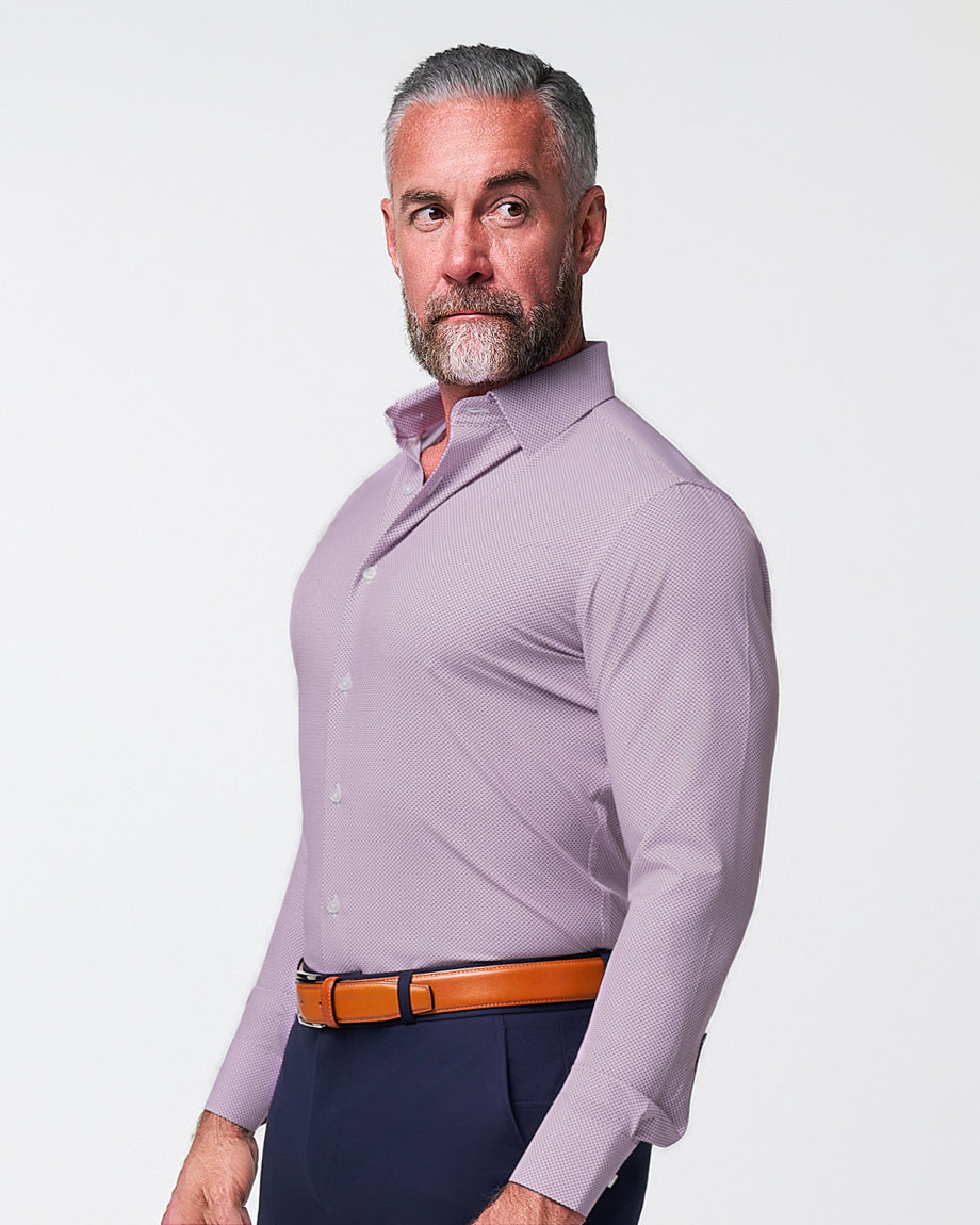 "The Cullinan" Purple Diamond Print