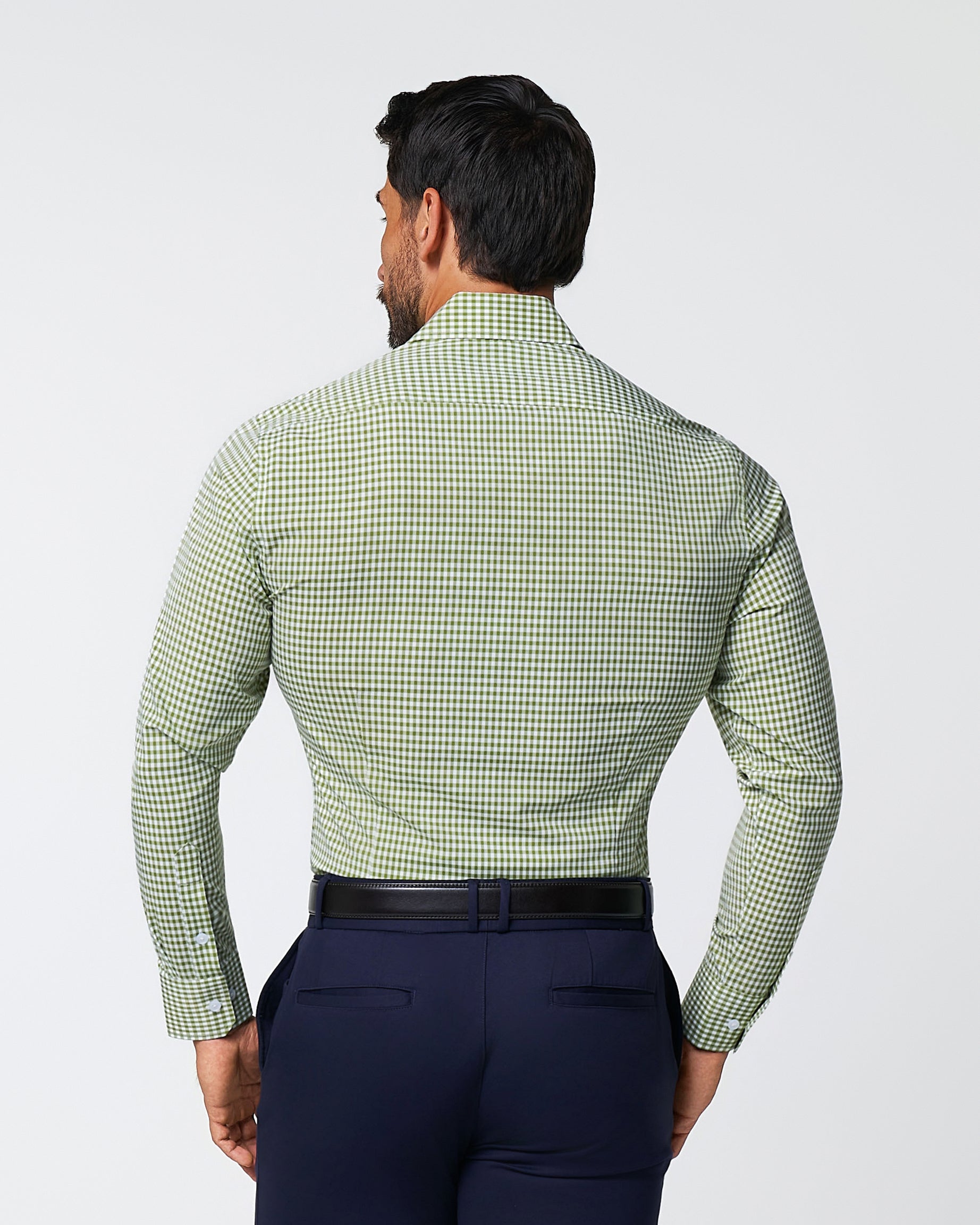 "The Dallas" Green Gingham