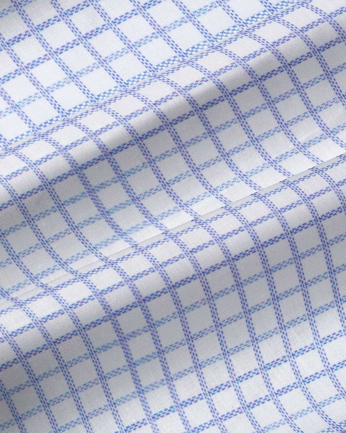 "The Baxter" Blue Mini Line Patterned Windowpane