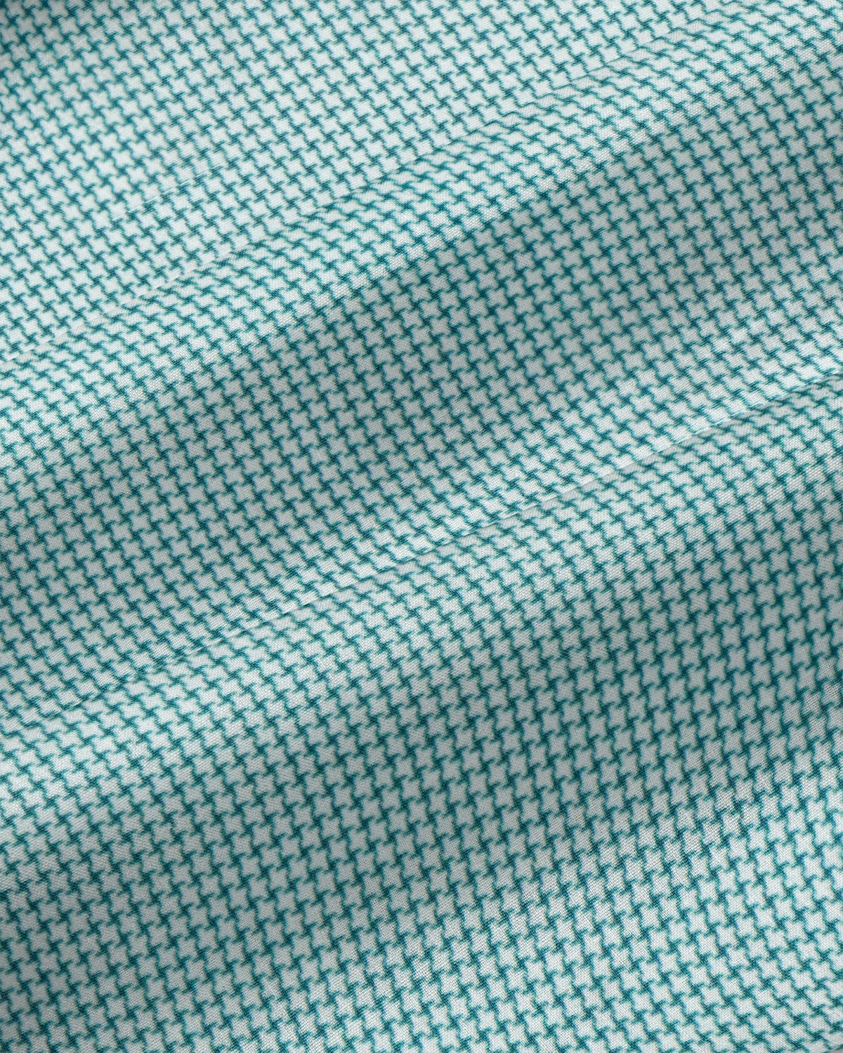 "The Kane" Green & White Houndstooth