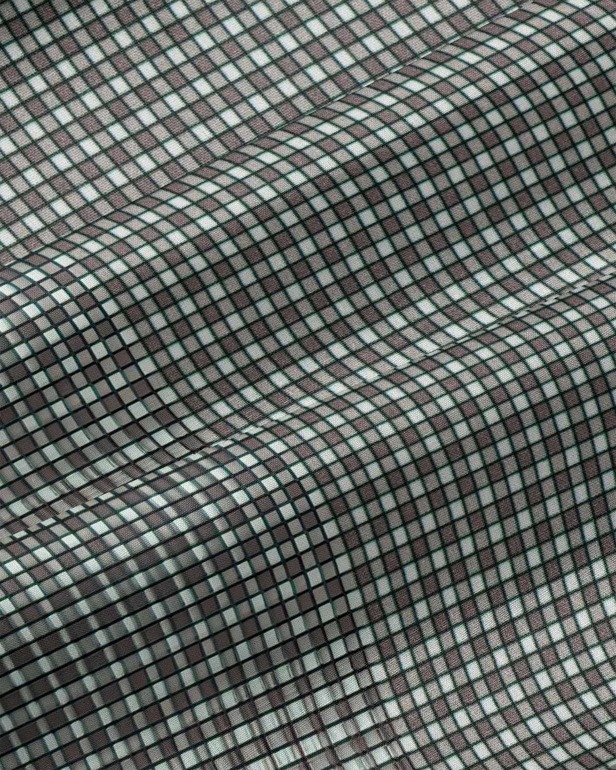 "The La Porta" Green, White, & Black Mini Double Check