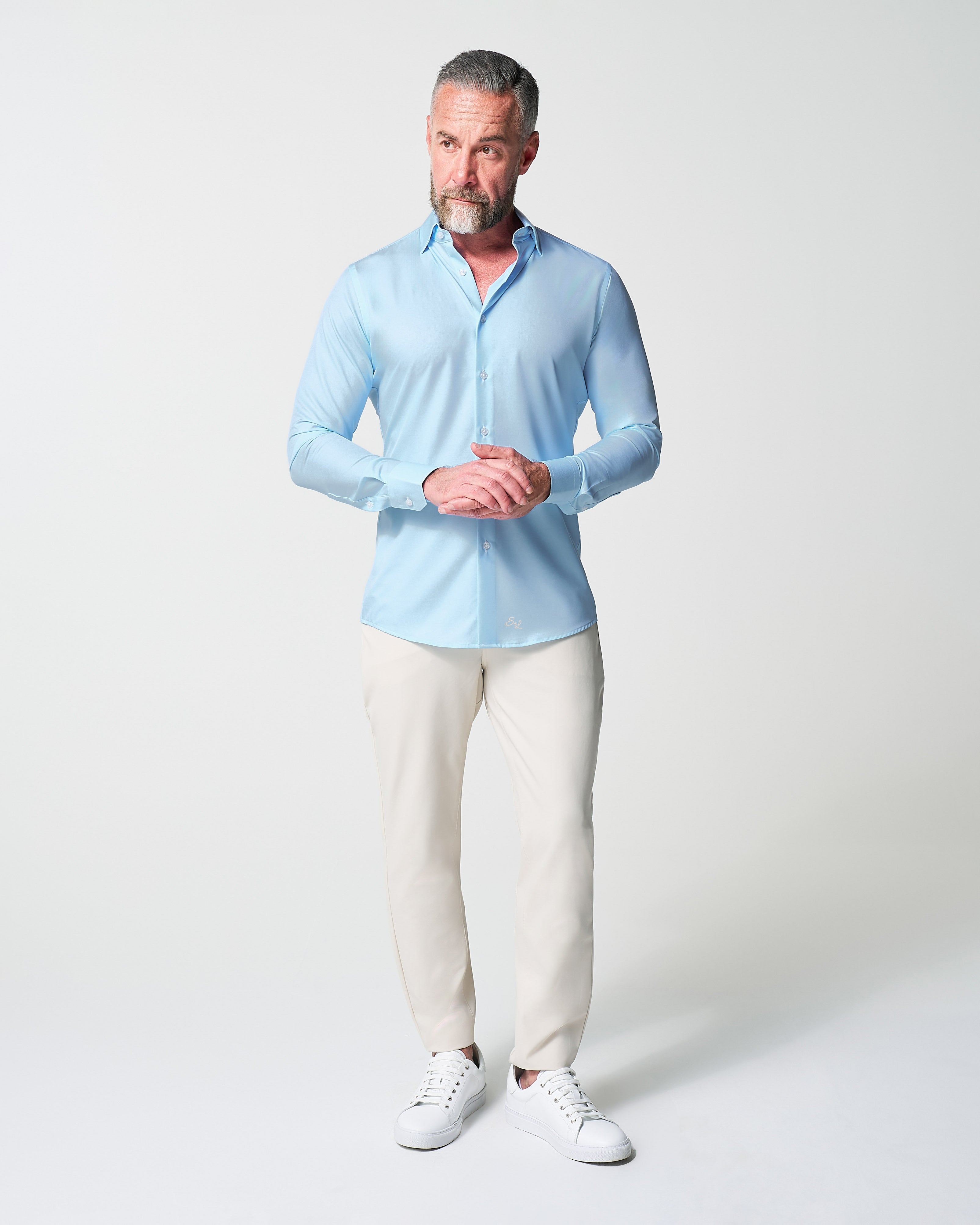 "The Peter" Light Blue Weave