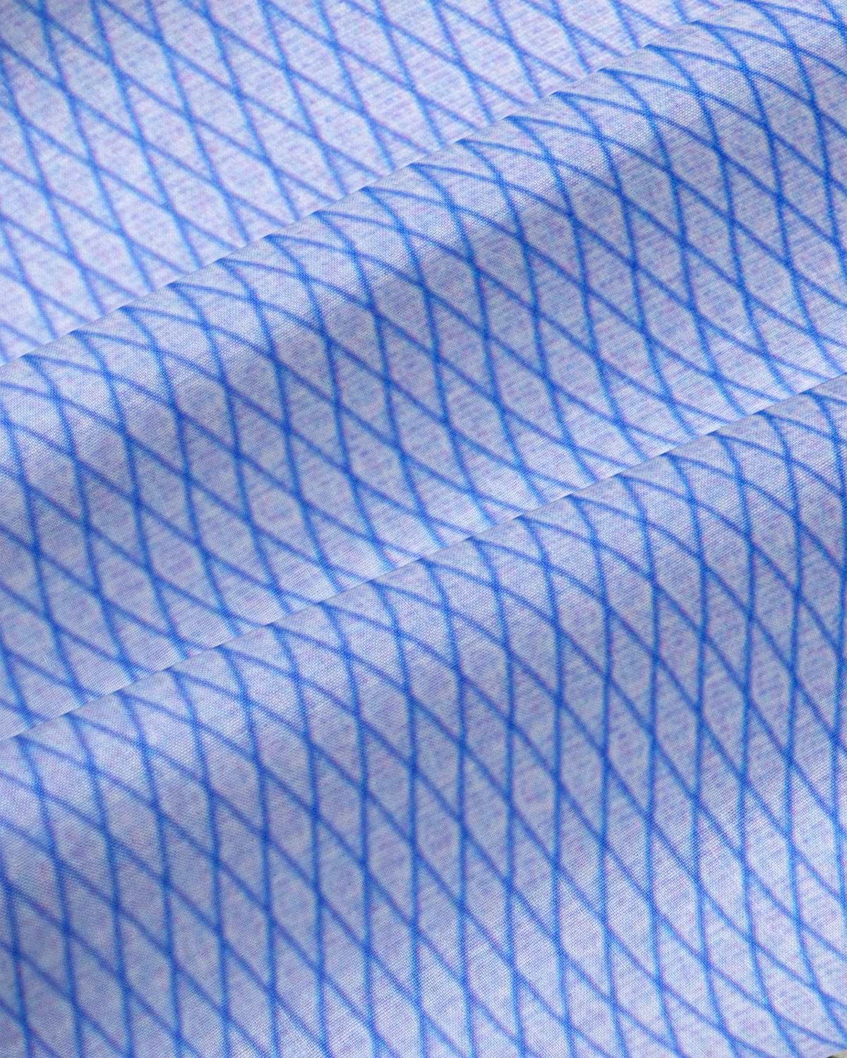 "The Sedona" Sky Blue with Navy Diamond Geo