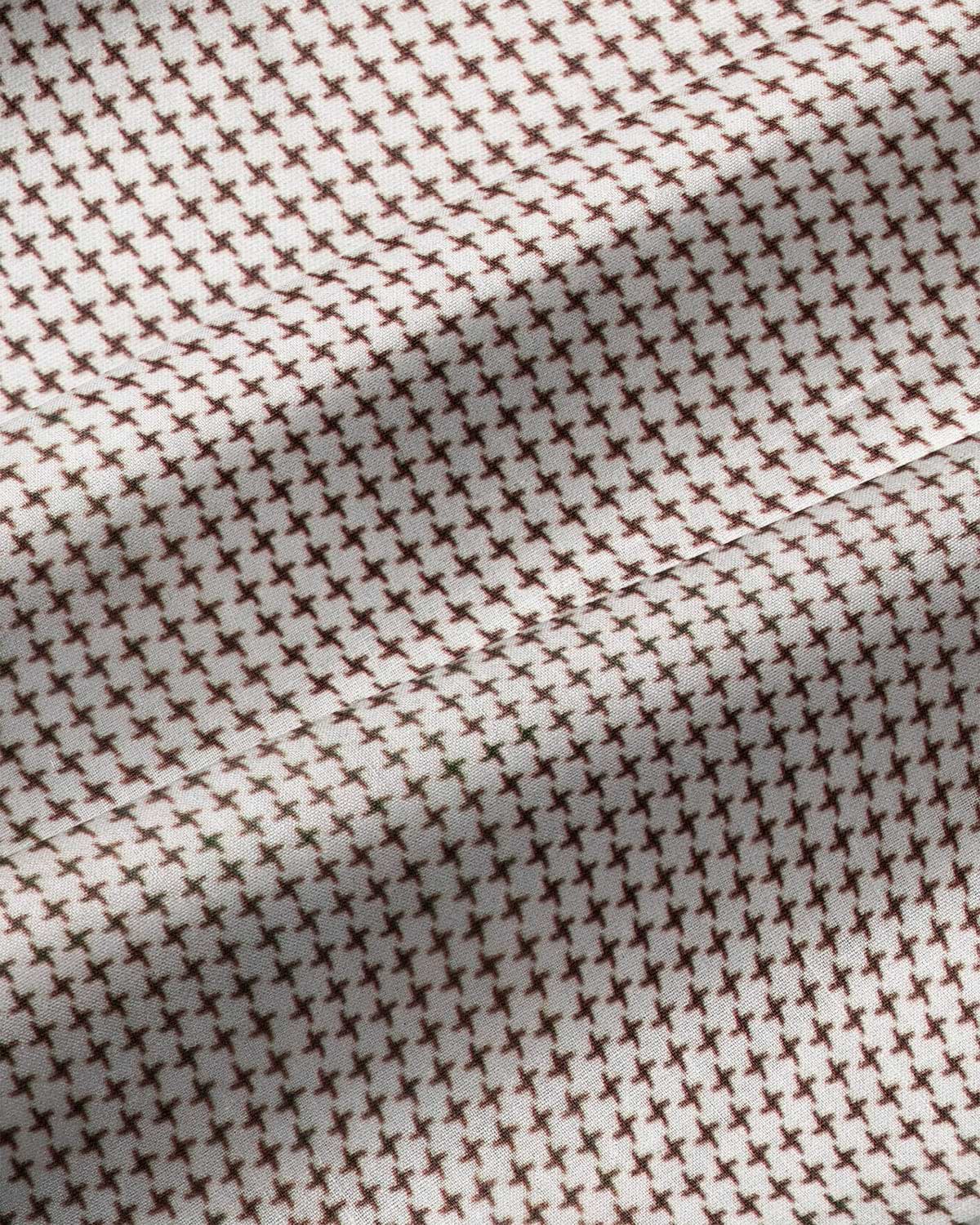 "The Vancouver" Brown Houndstooth
