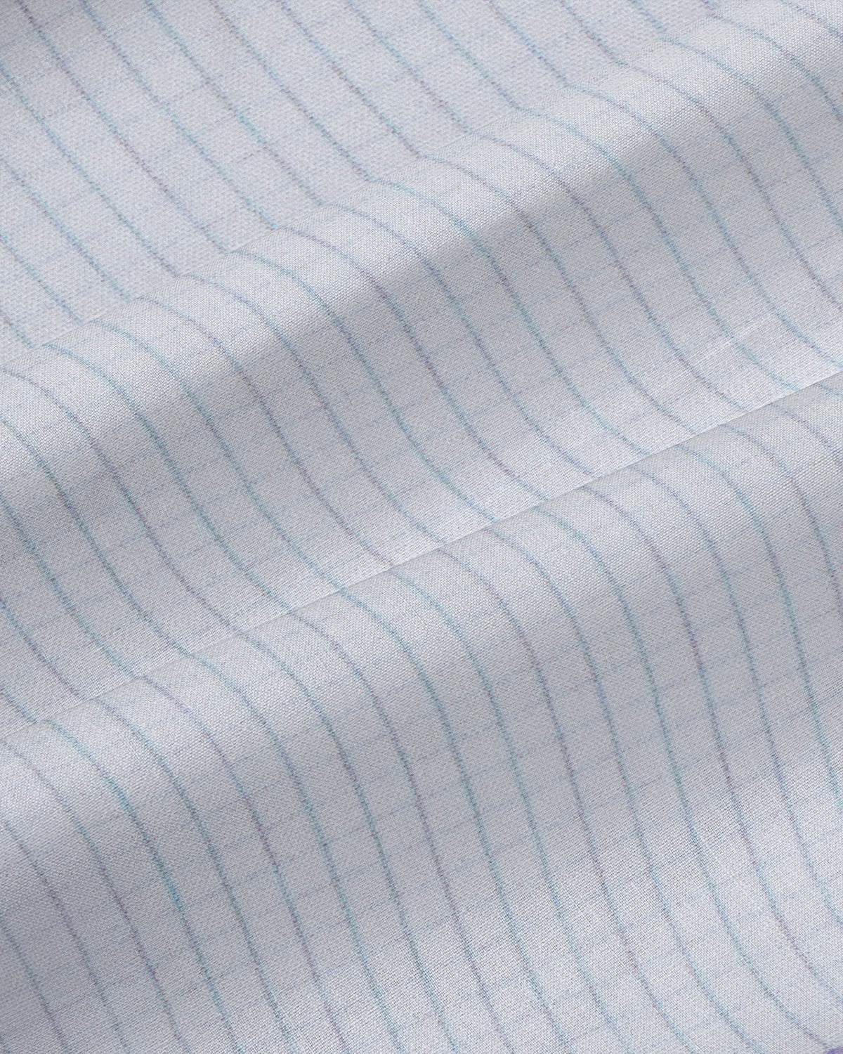 "The Watertown" White & Light Blue Mini Windowpane