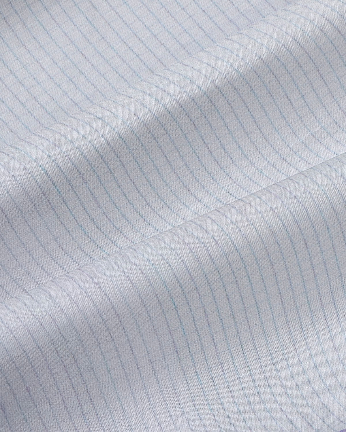 "The Watertown" White & Light Blue Mini Windowpane