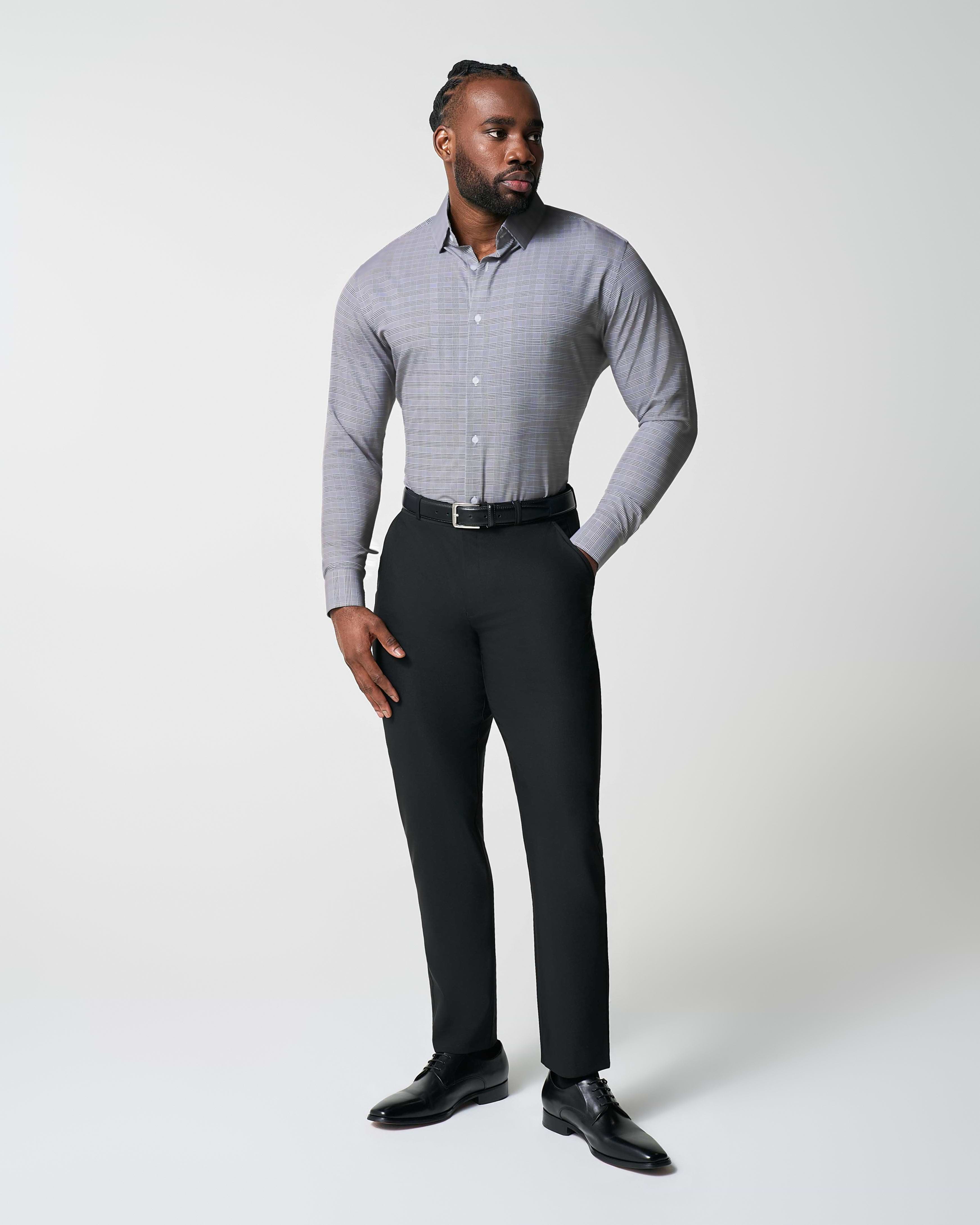 "The Gunnar" Grey and Black Plaid