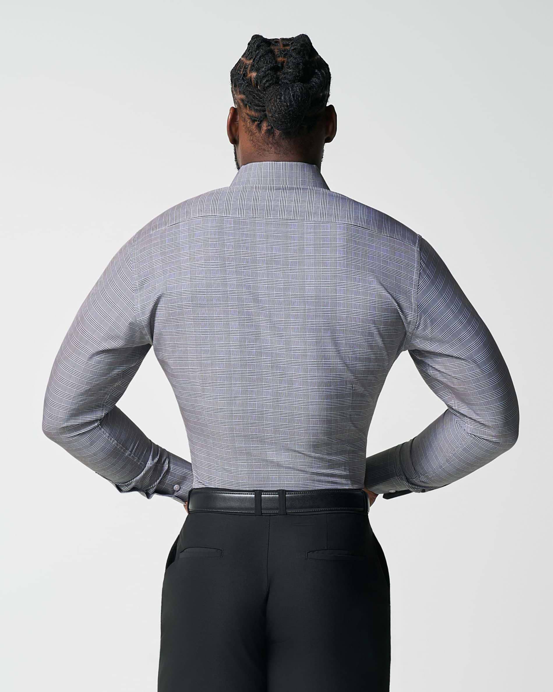 "The Gunnar" Grey and Black Plaid
