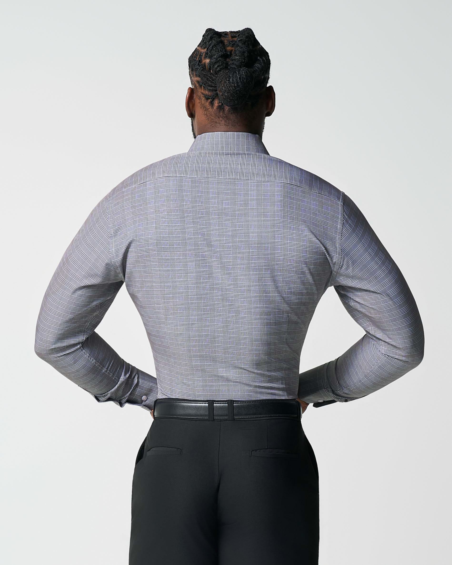"The Gunnar" Grey and Black Plaid