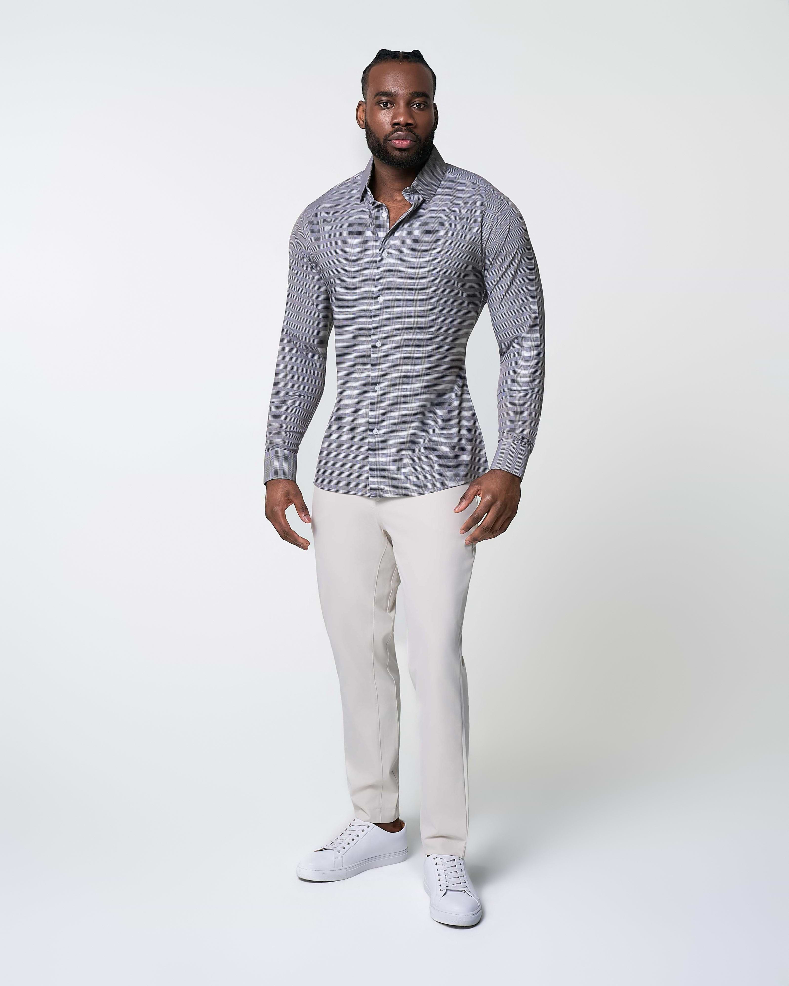 "The Gunnar" Grey and Black Plaid
