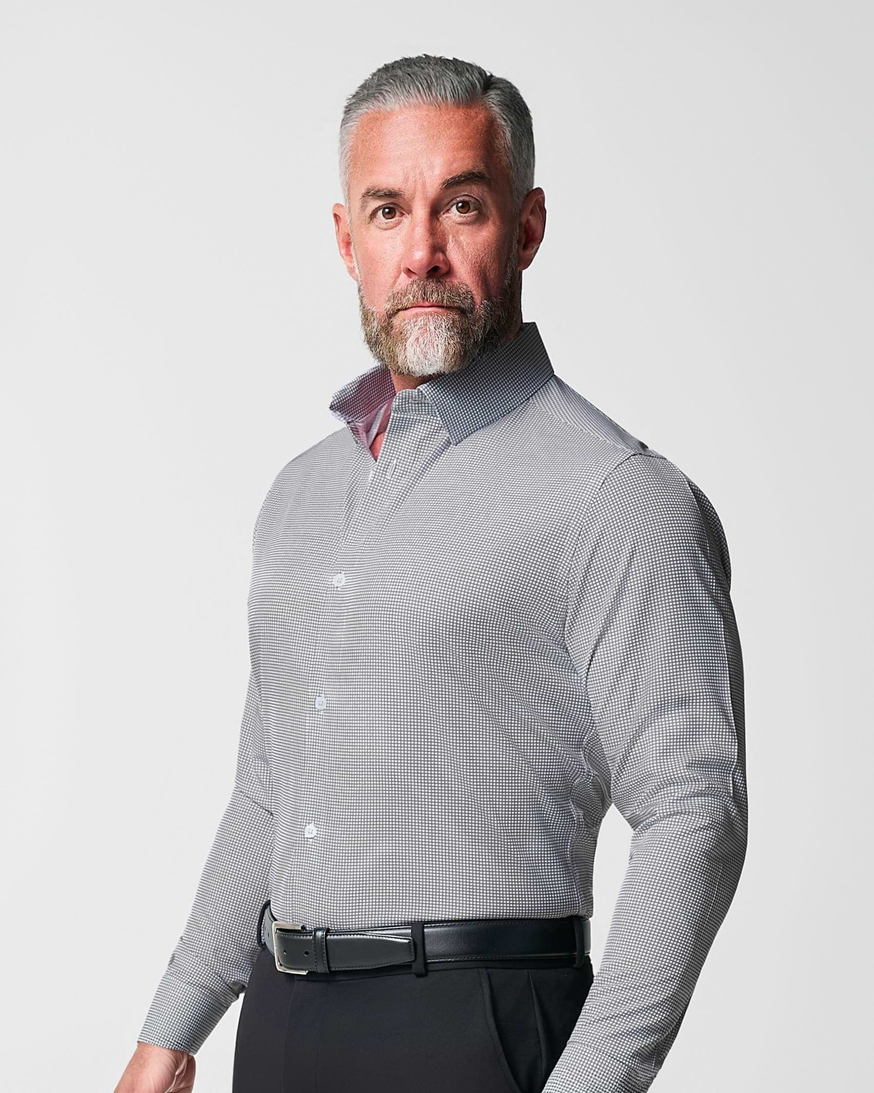 "The Harris" Grey Roped Windowpane