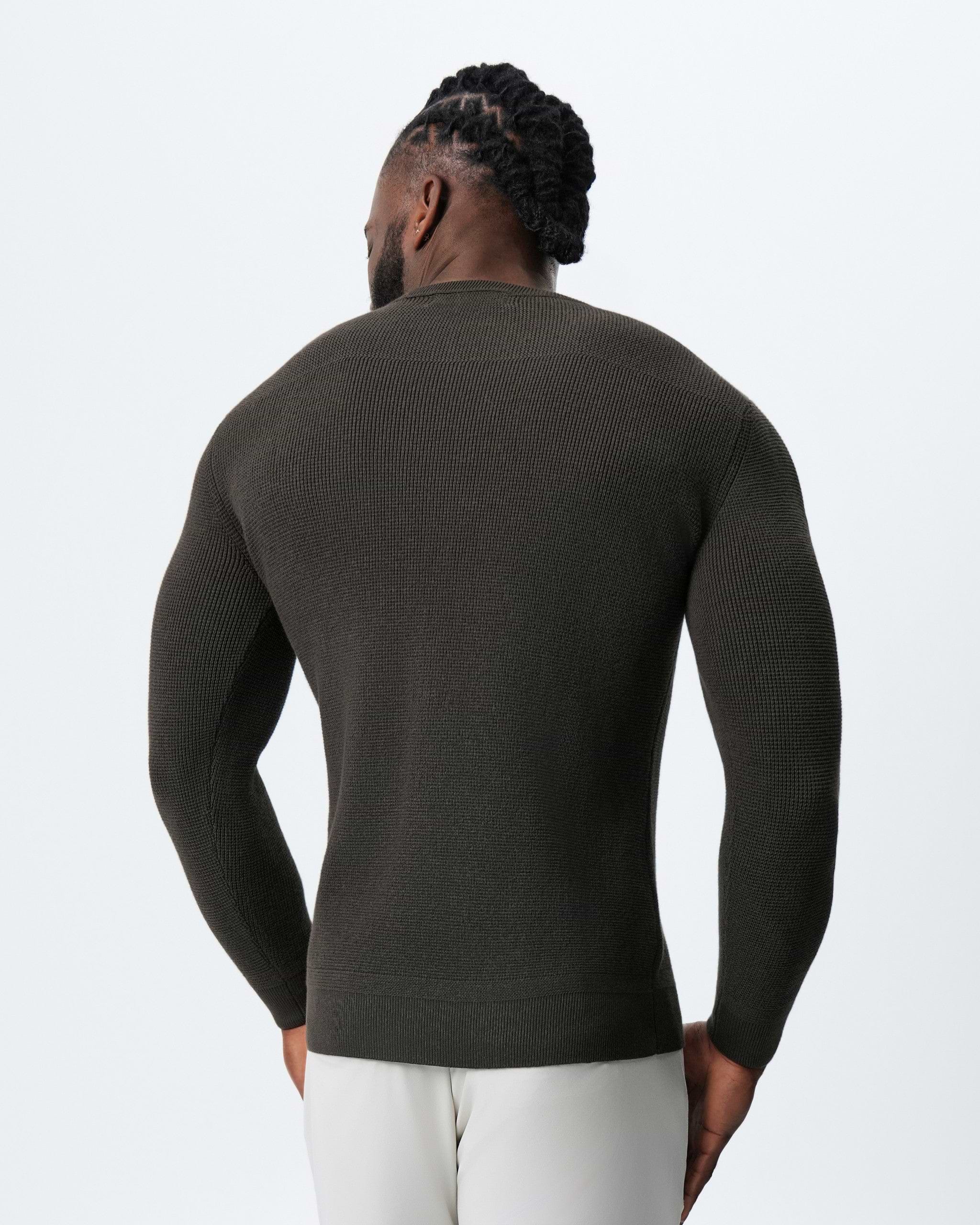 Heavy Knit Crewneck - Dark Brown