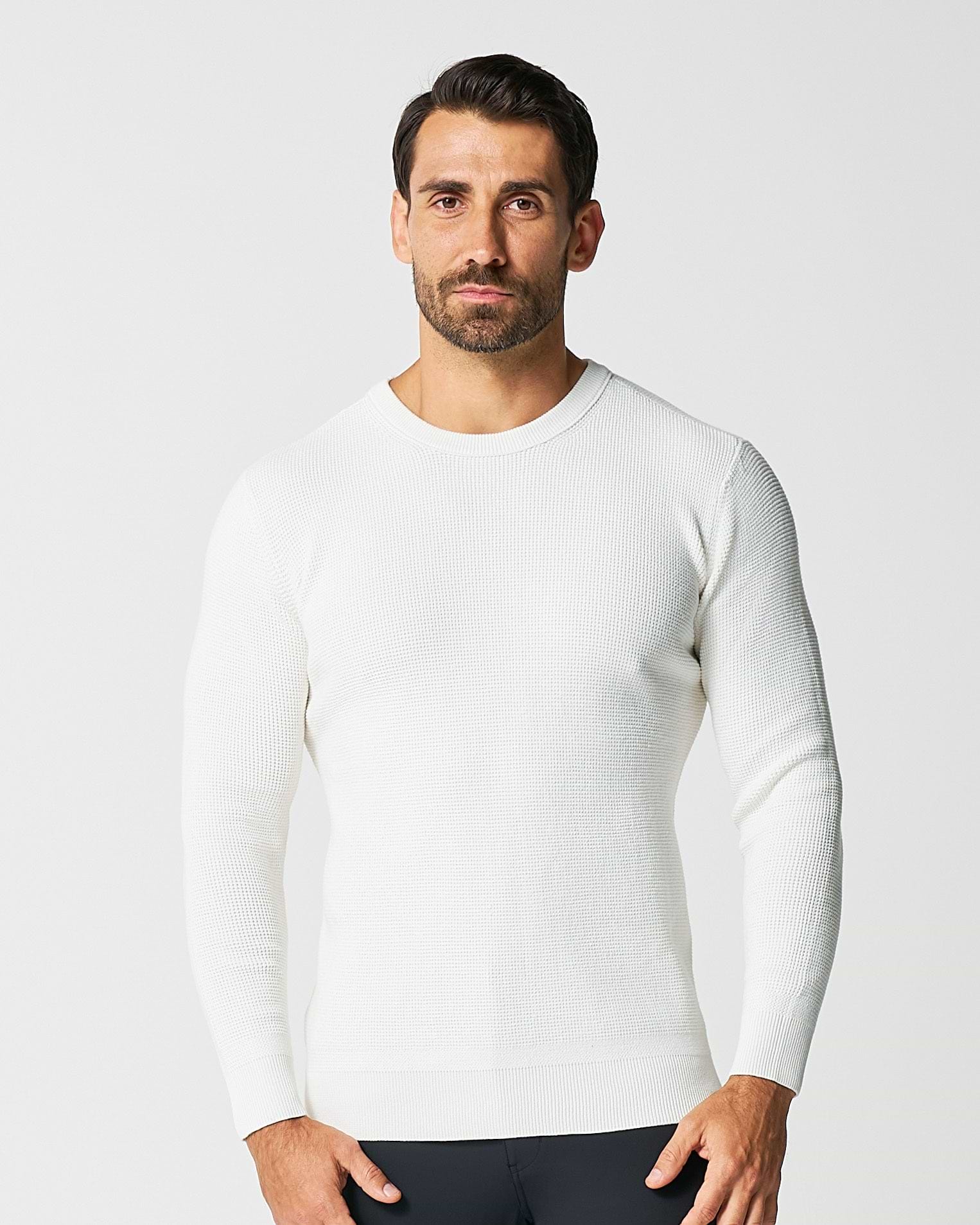 Heavy Knit Crewneck - Cream