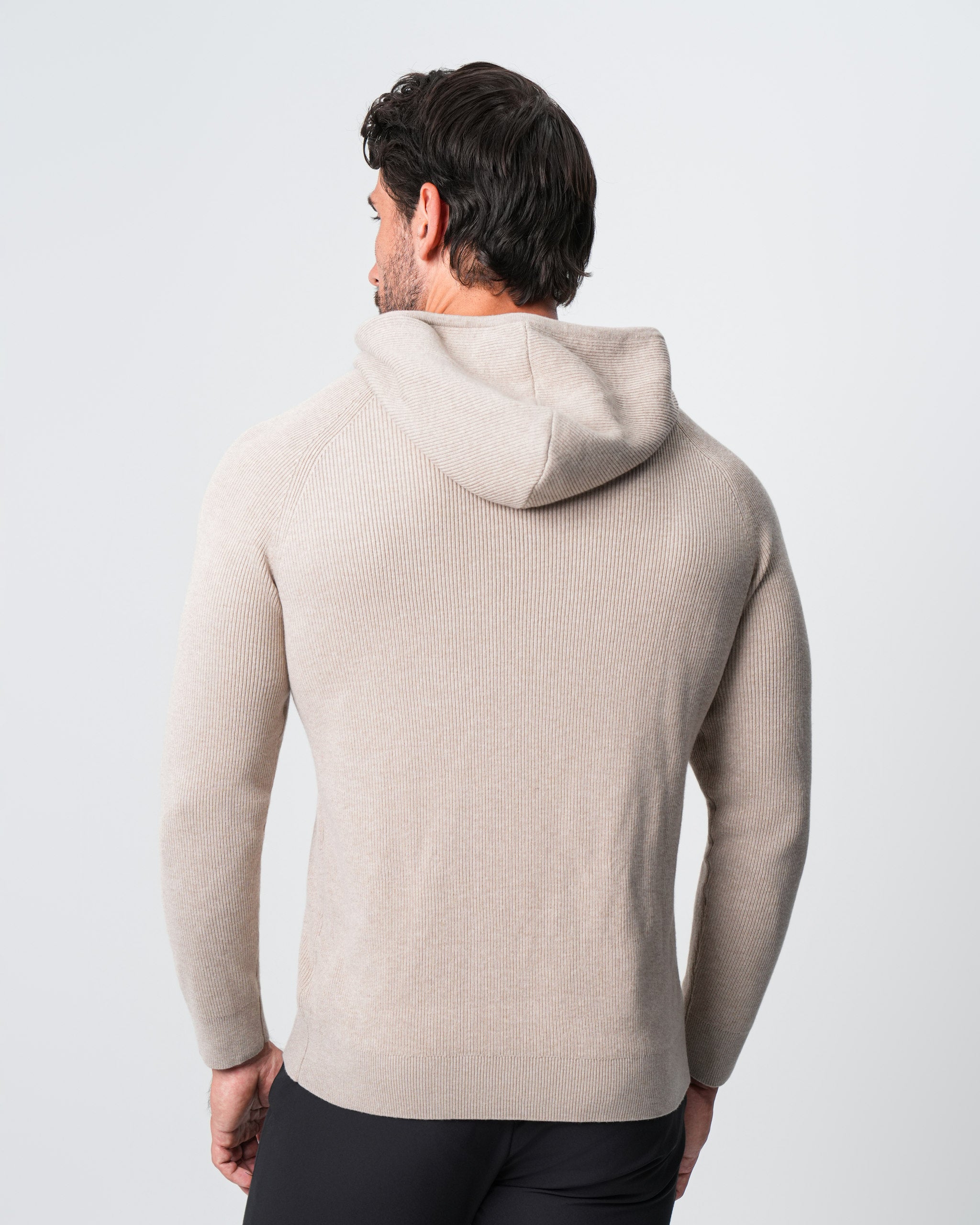 Heavy Knit Hoodie - Tan
