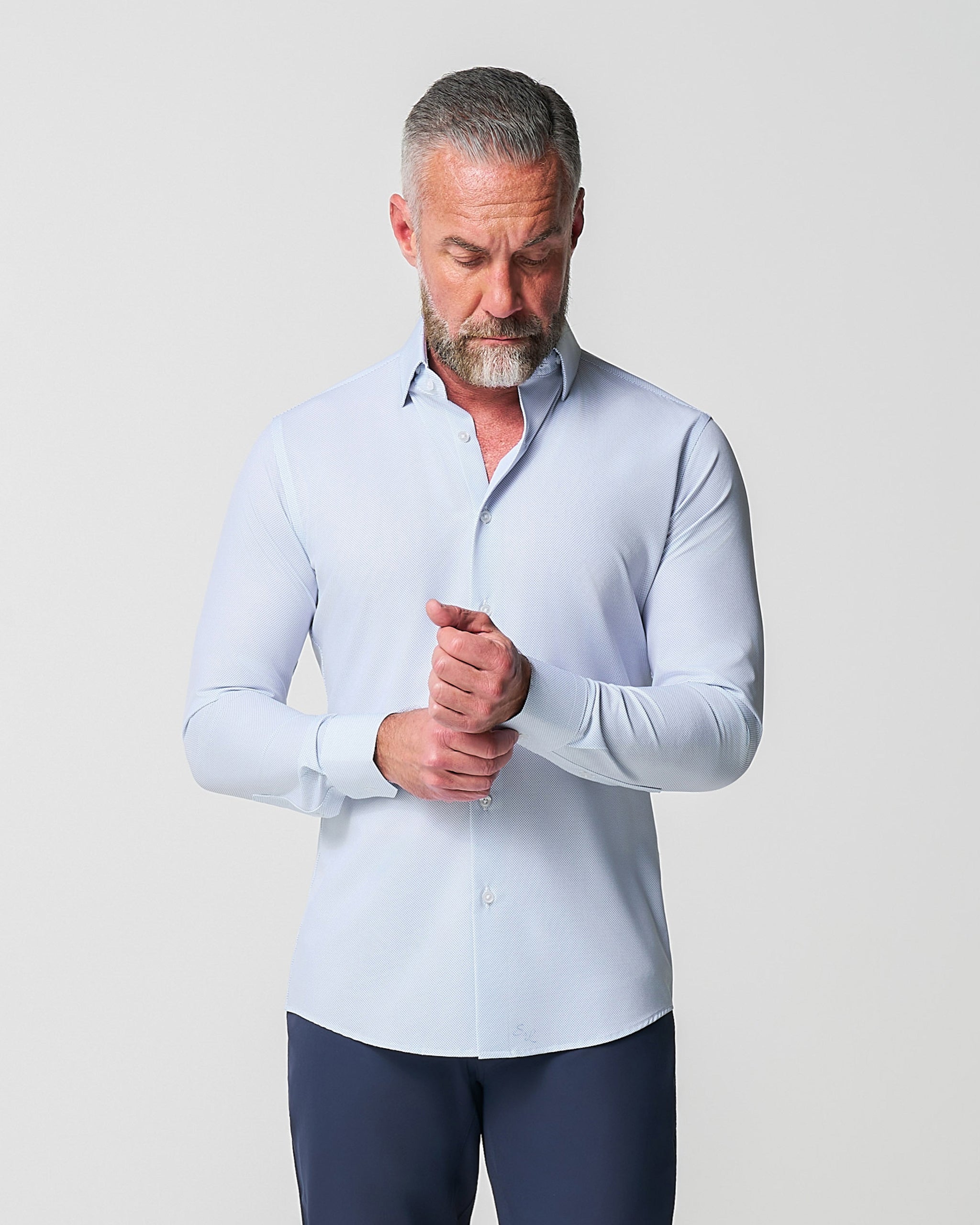"The Jameson" Mini Navy Dot Print