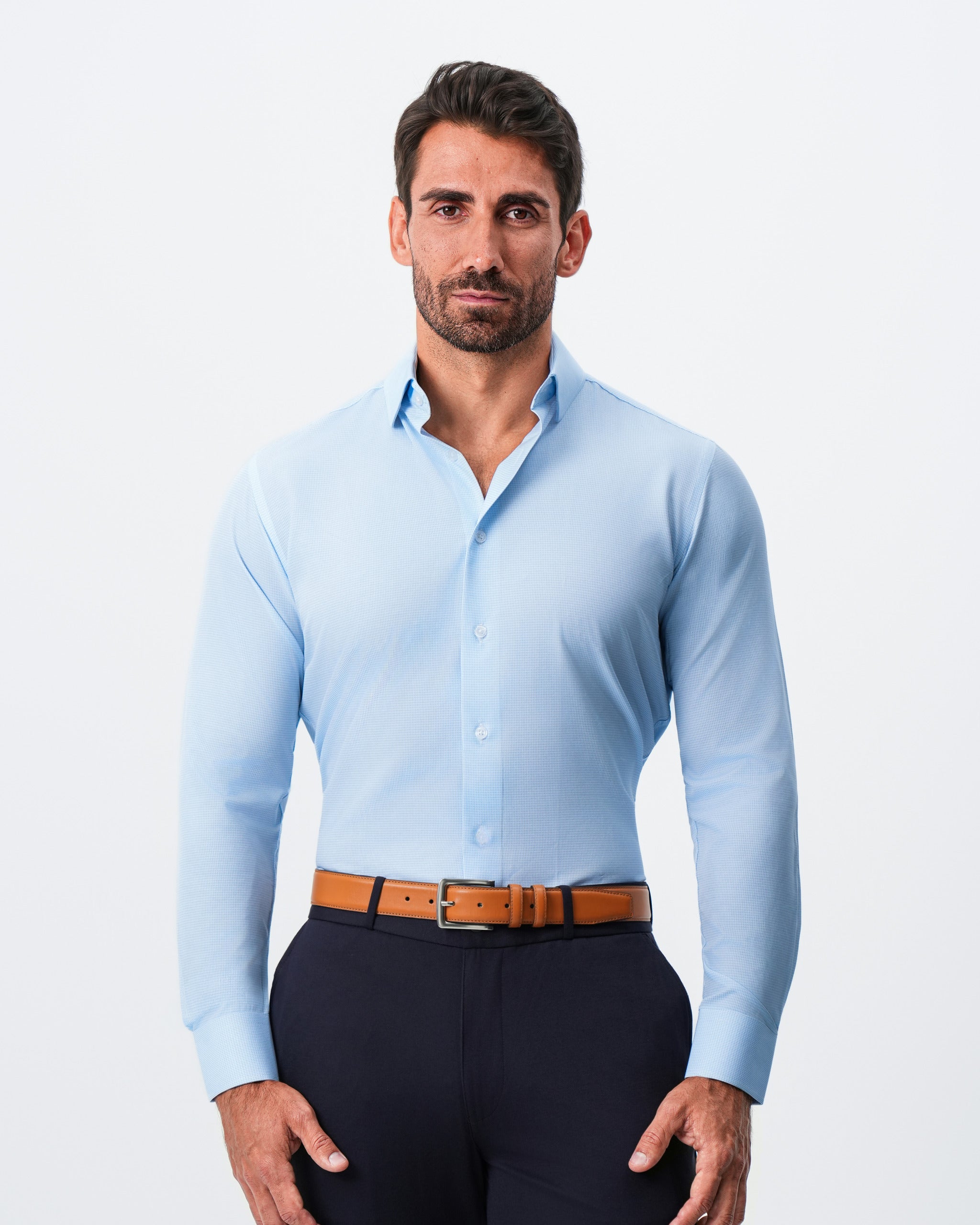 "The Kellen" Light Blue Mini Patterned