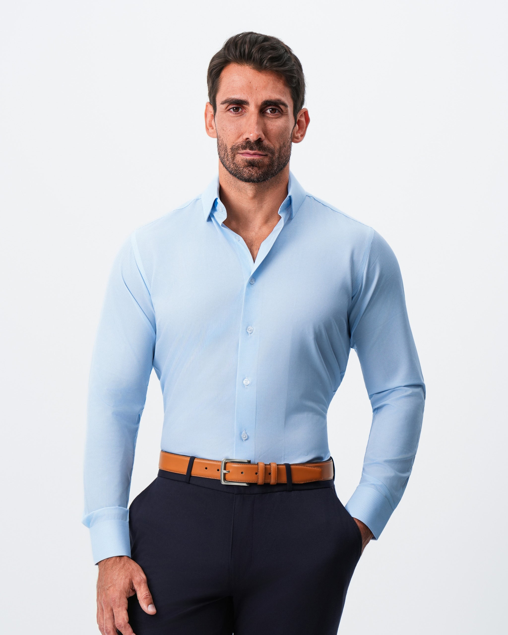"The Kellen" Light Blue Mini Patterned