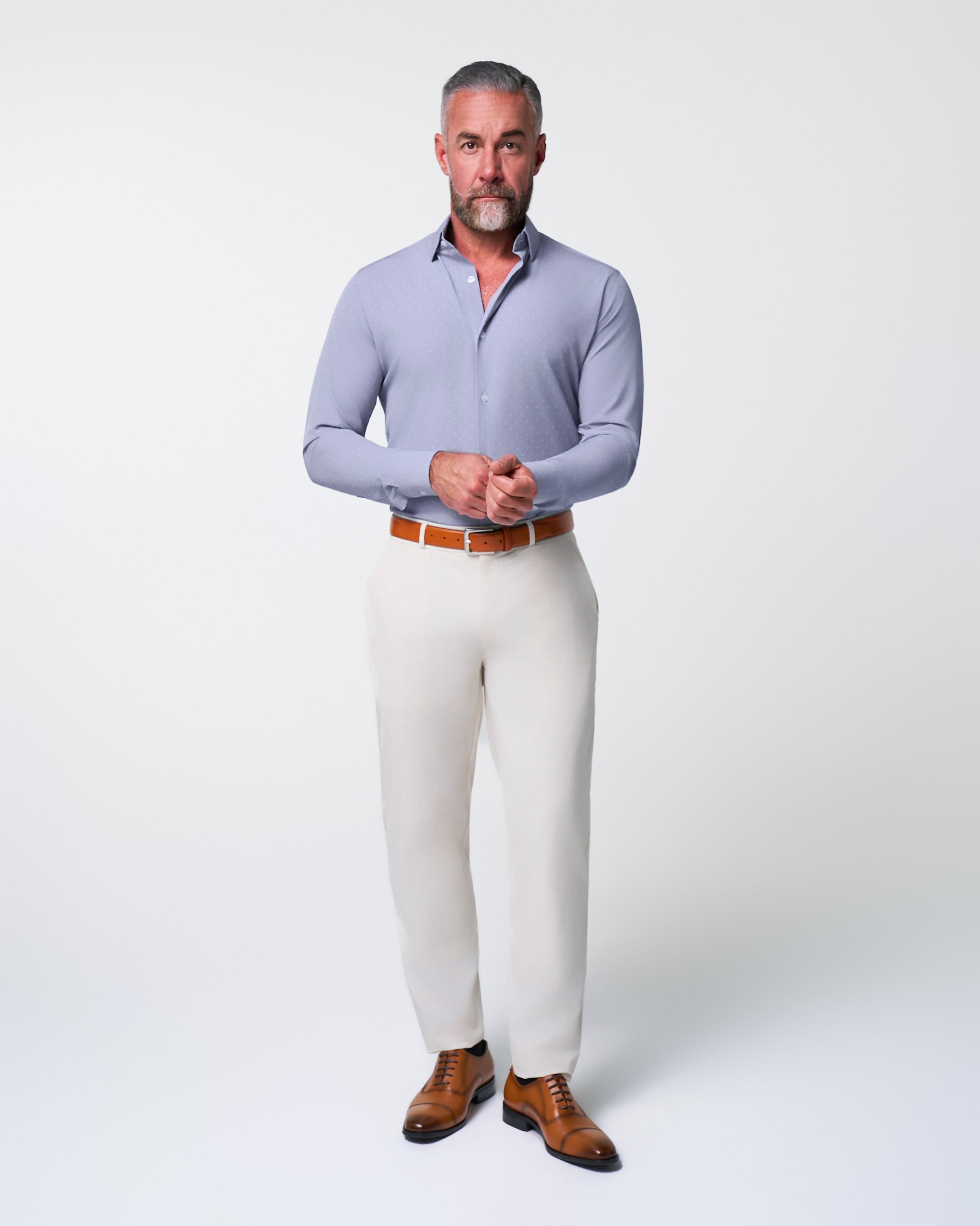 "The Lambert" Blue with White Dots