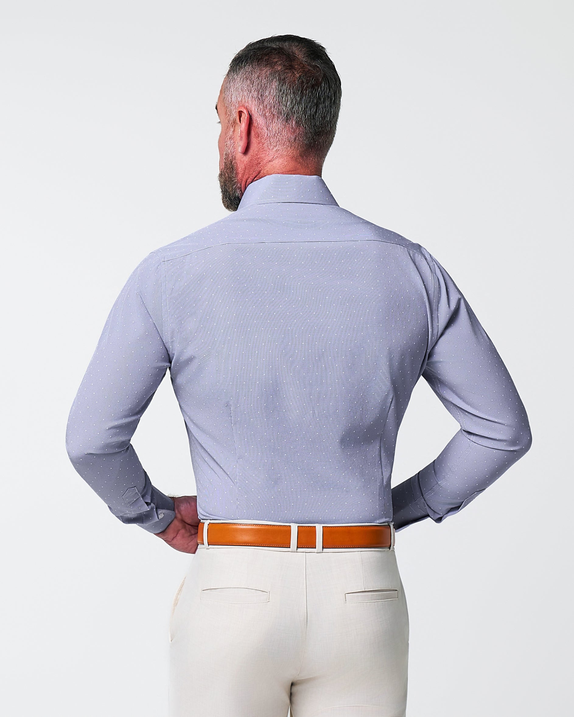 "The Lambert" Blue with White Dots
