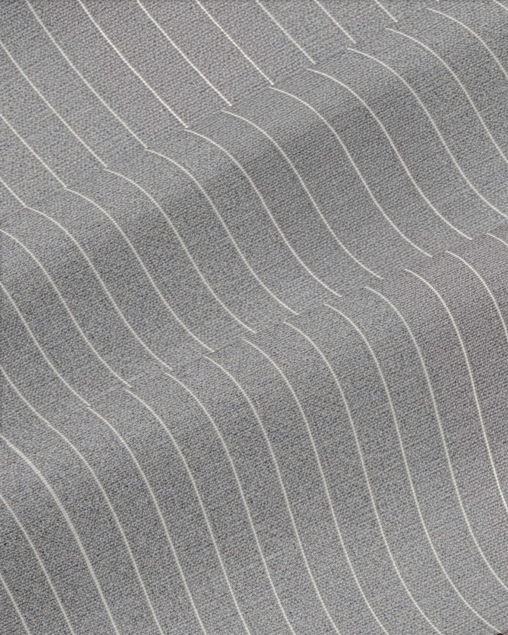 Athletic Fit Stretch Suit - Light Grey Chalk Stripe