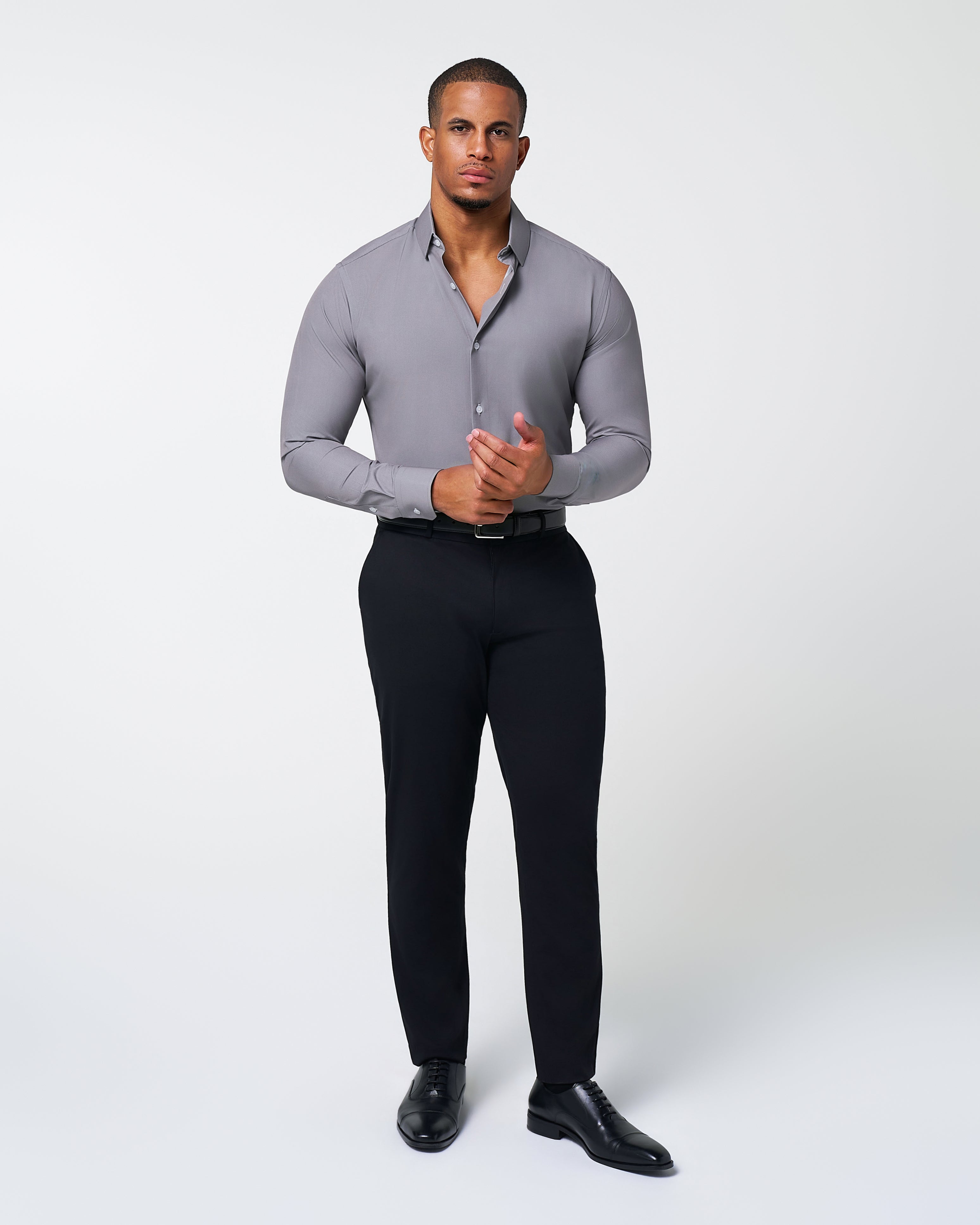 "The Mahoney" Dark Grey Weave