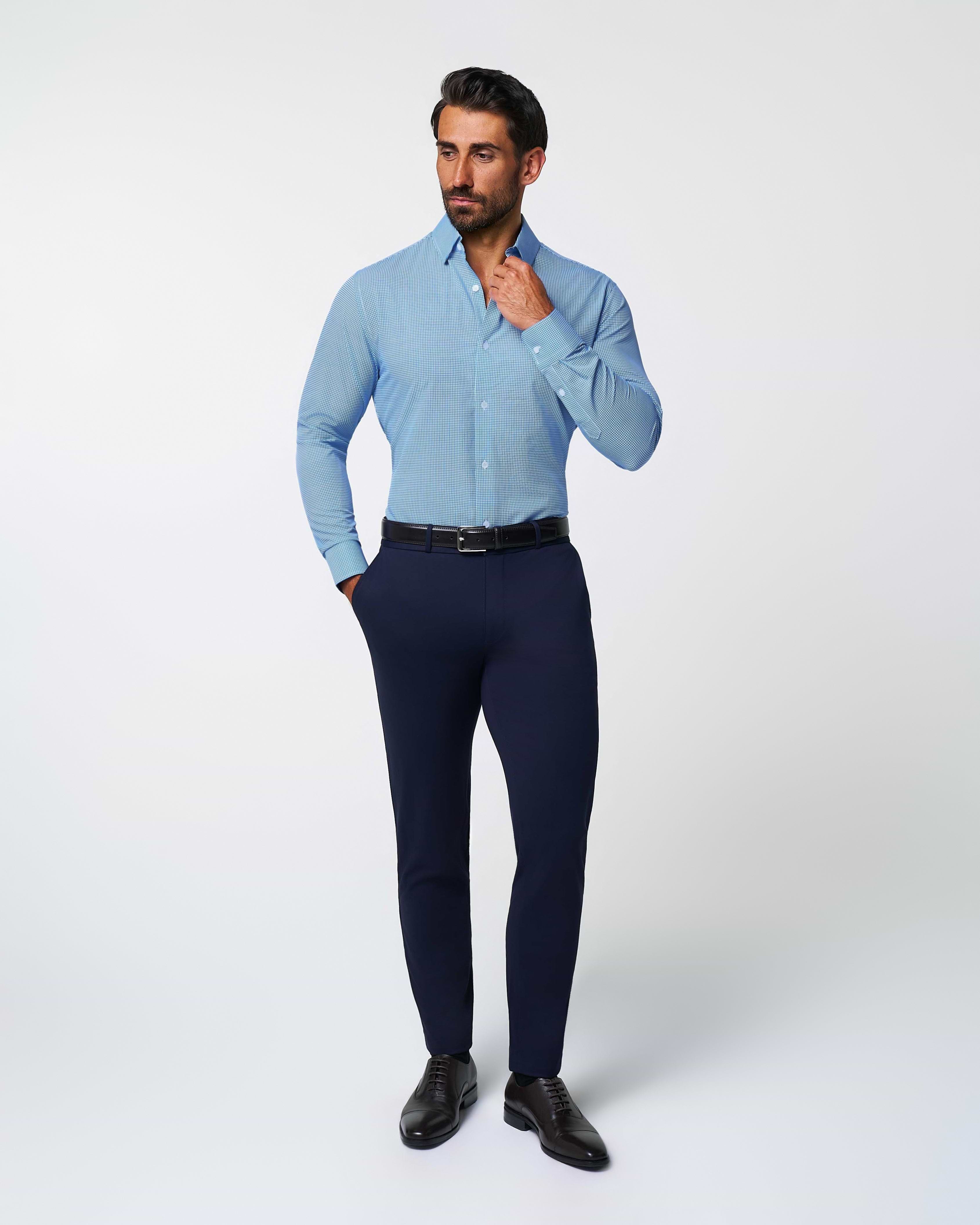 "The Meram" Blue Windowpane