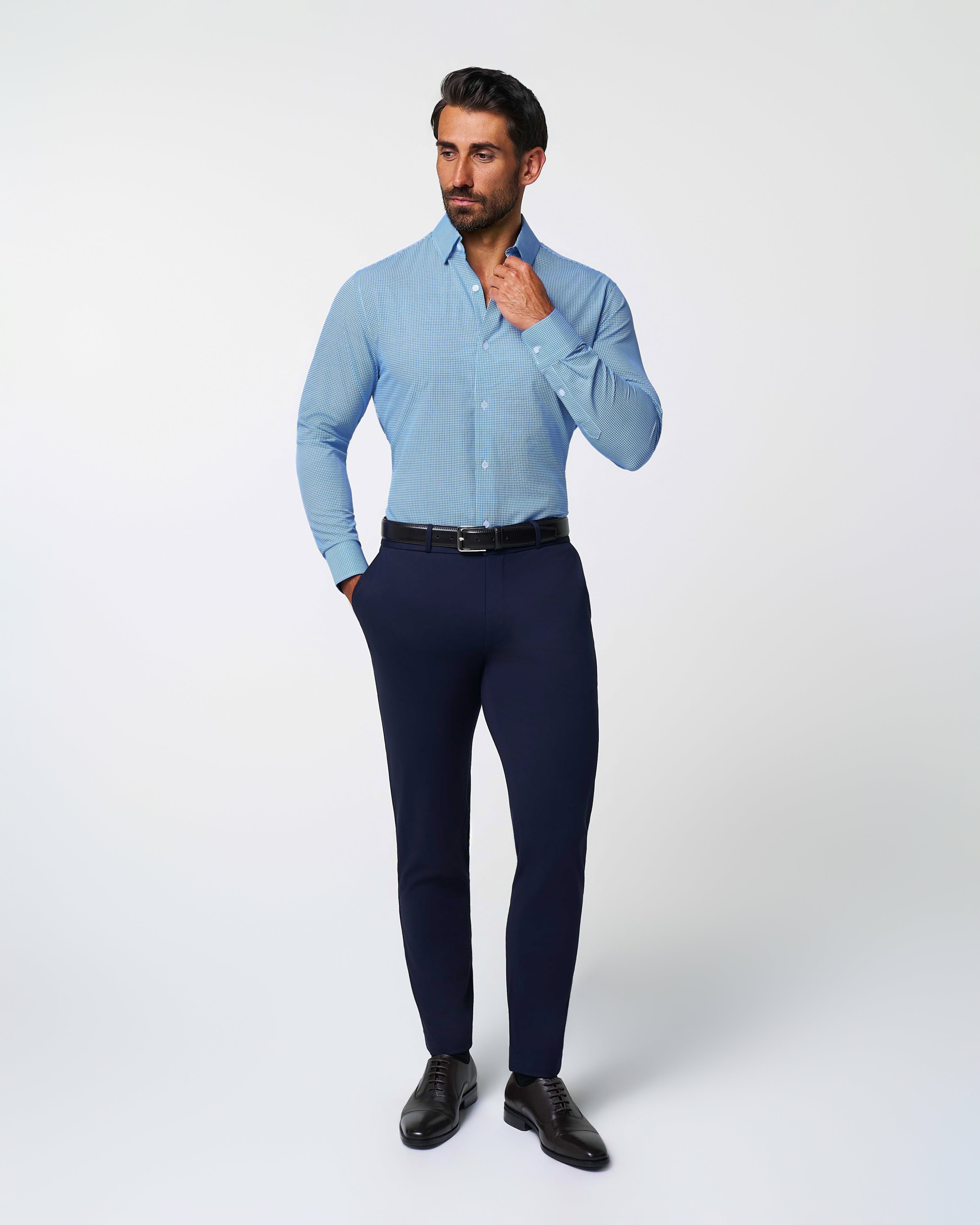 "The Meram" Blue Windowpane