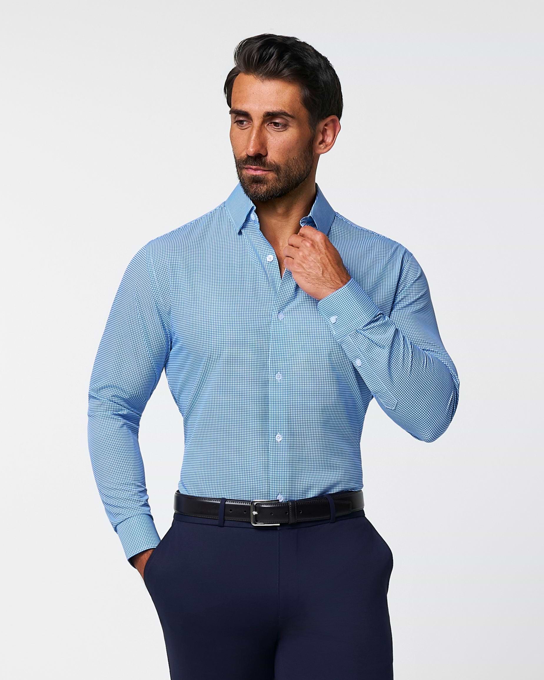 "The Meram" Blue Windowpane
