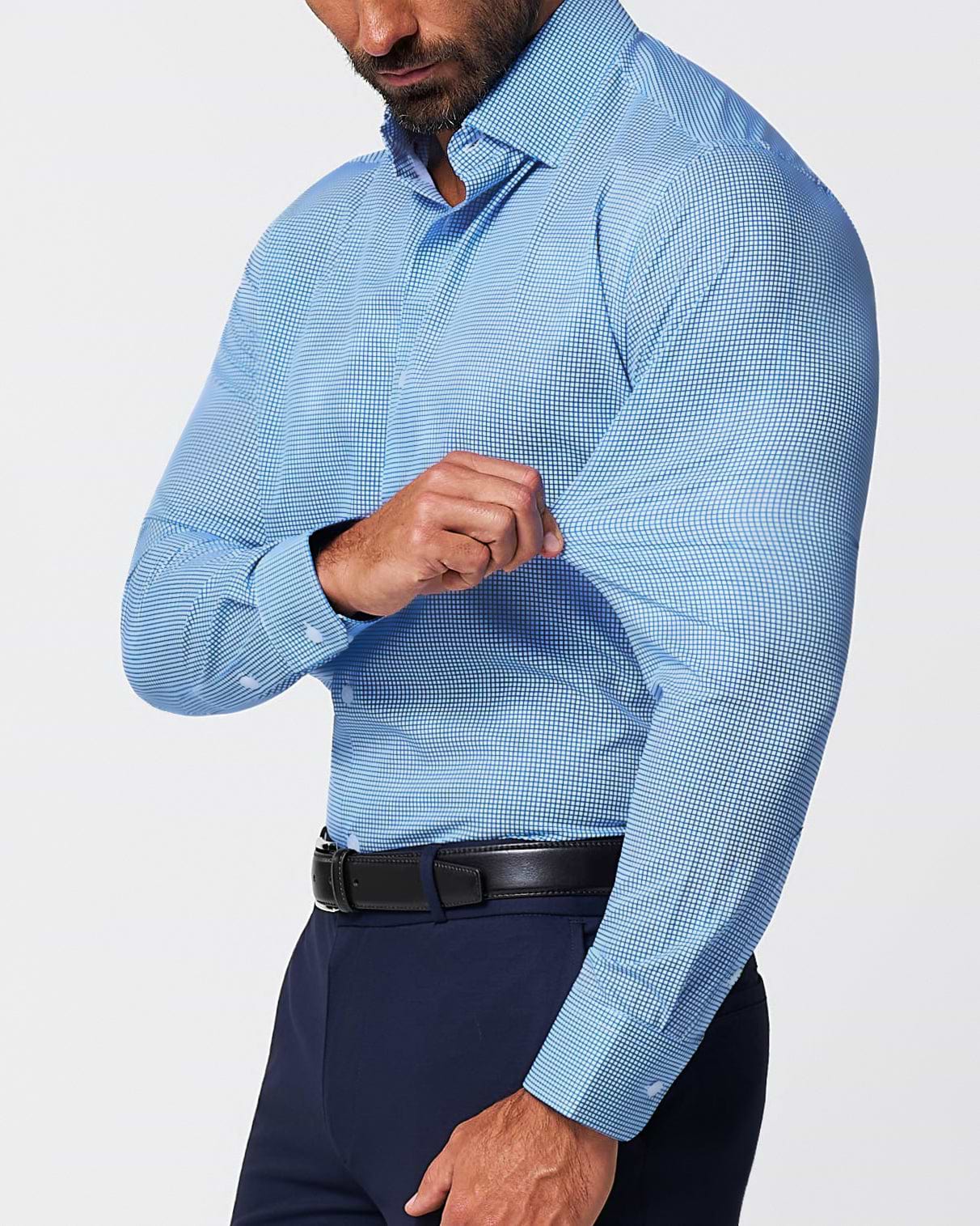 "The Meram" Blue Windowpane