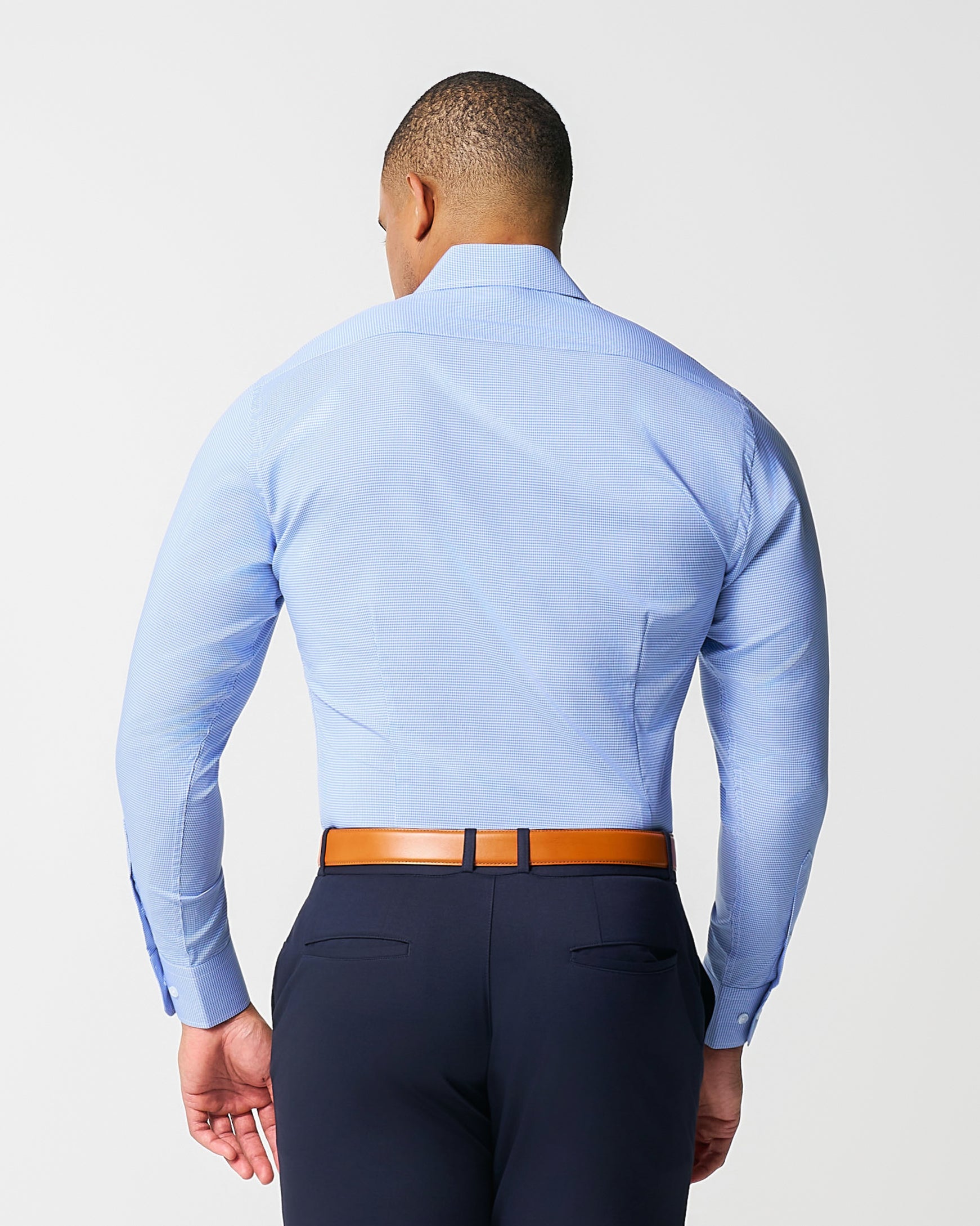 "The Merrill" Blue Micro Check