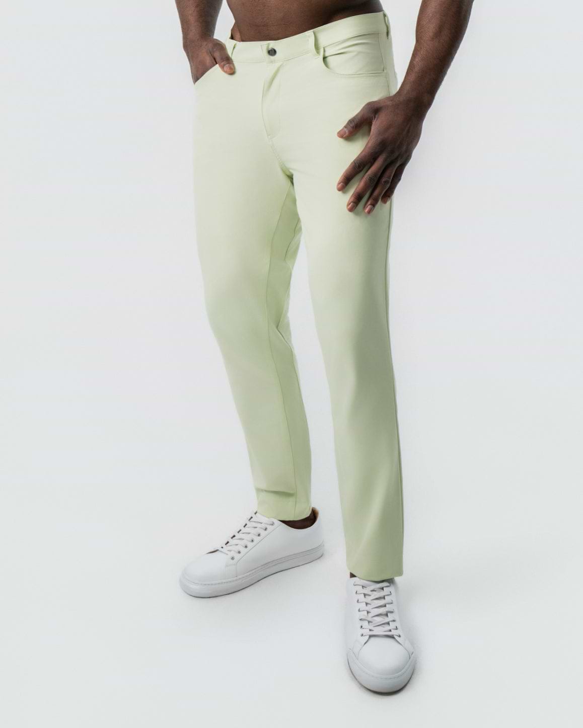 Athletic Fit Stretch Tech Chino - Mint Green