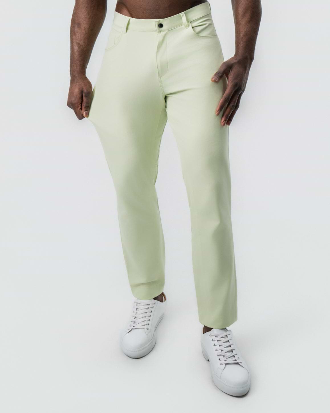 Athletic Fit Stretch Tech Chino - Mint Green