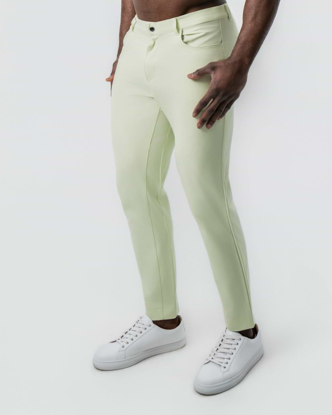 Athletic Fit Stretch Tech Chino - Mint Green