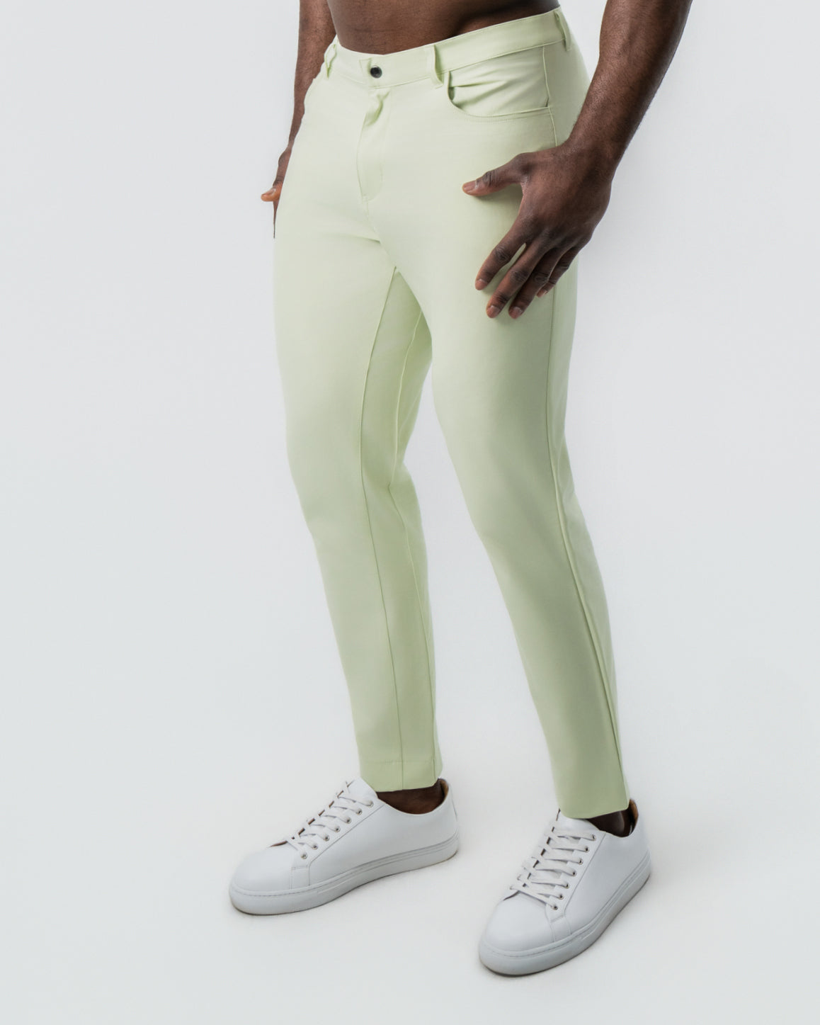 Athletic Fit Stretch Tech Chino - Mint Green
