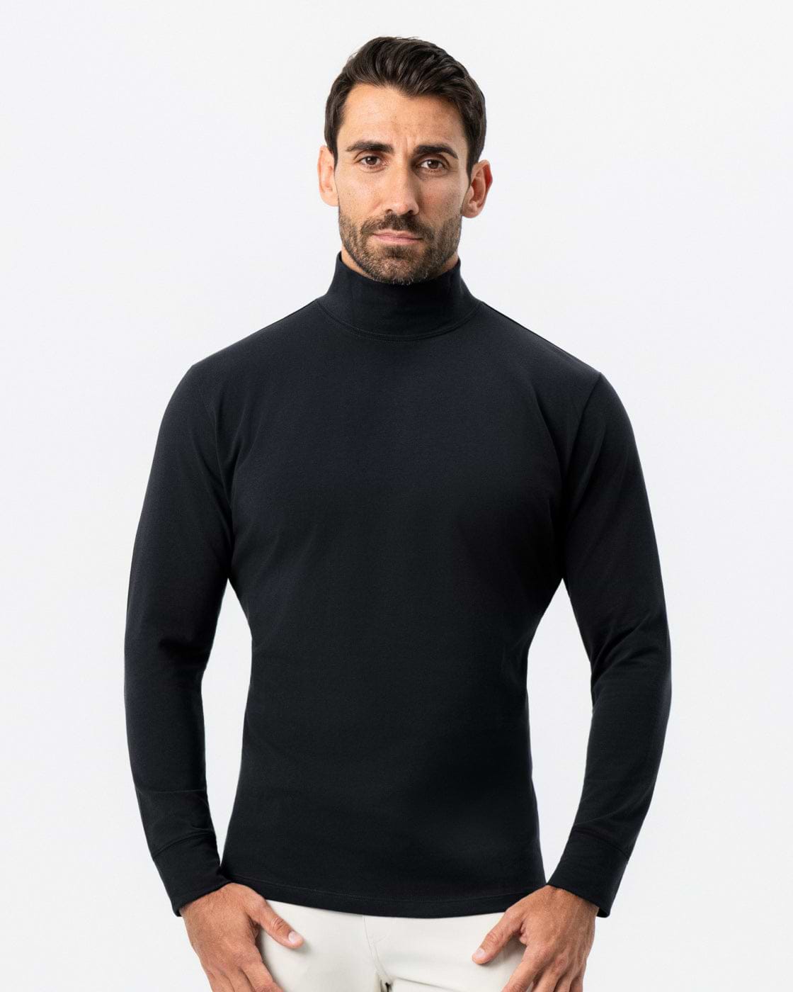 Mock Turtleneck - Black