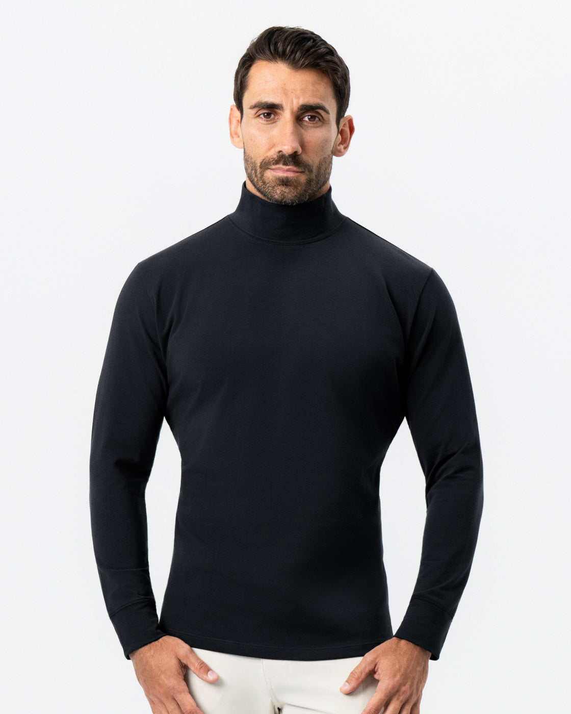 Mock Turtleneck - Black