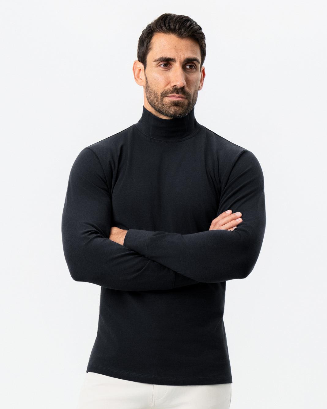 Mock Turtleneck - Black