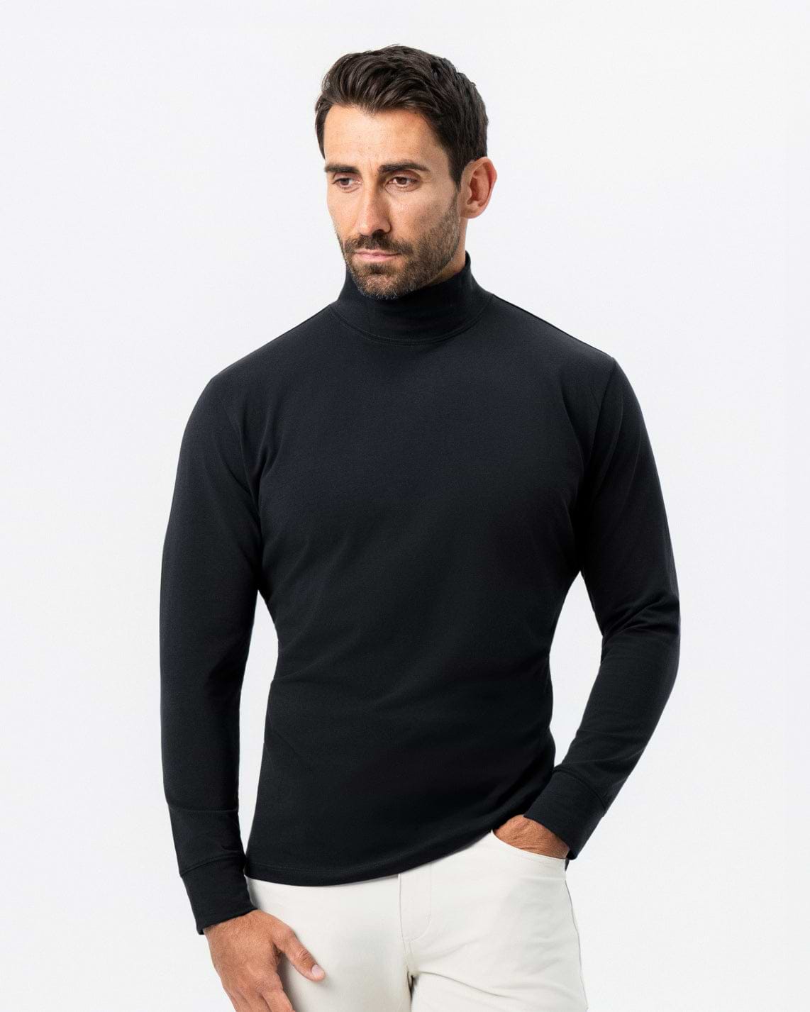 Mock Turtleneck - Black