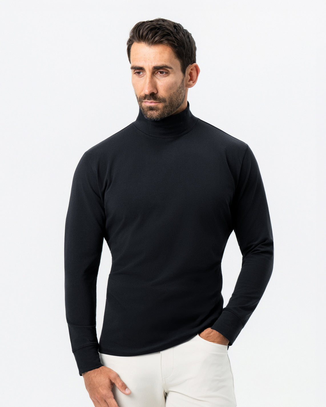 Mock Turtleneck - Black