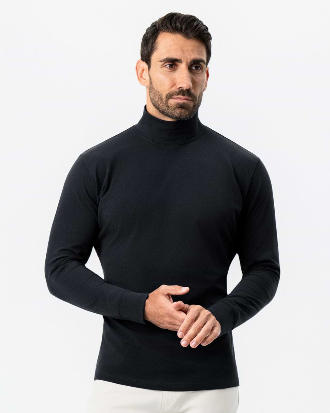 Mock Turtleneck - Black