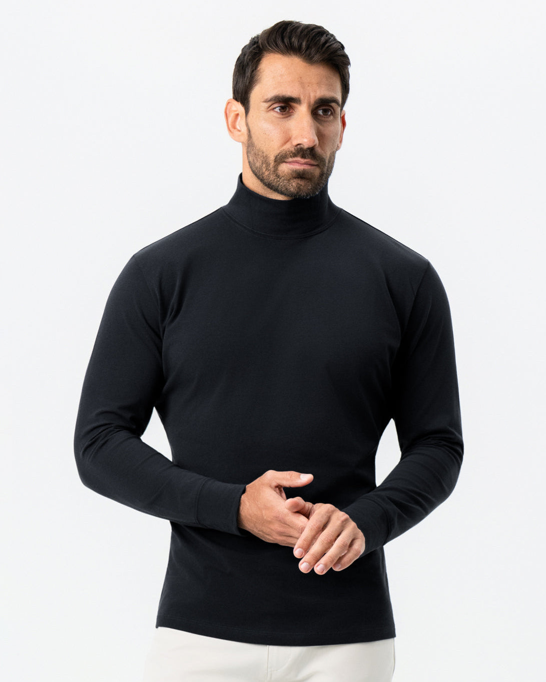 Mock Turtleneck - Black