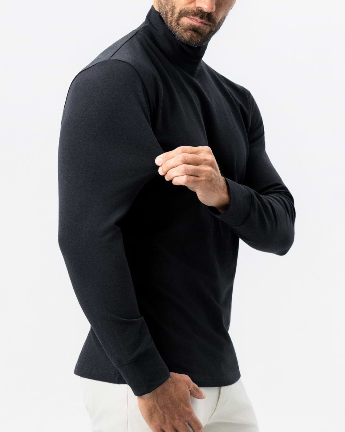 Mock Turtleneck - Black