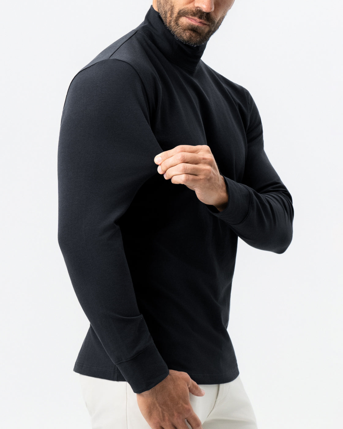 Mock Turtleneck - Black