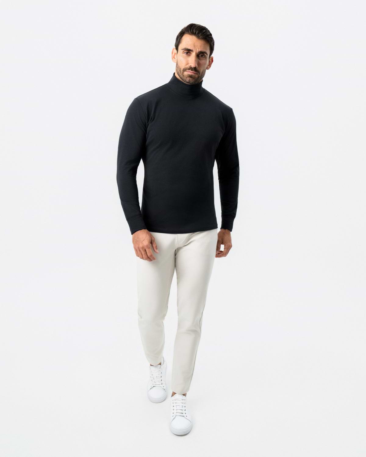 Mock Turtleneck - Black
