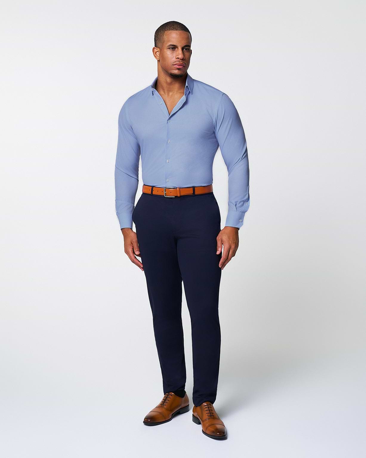 "The Morrison" Blue & White Mini Pattern