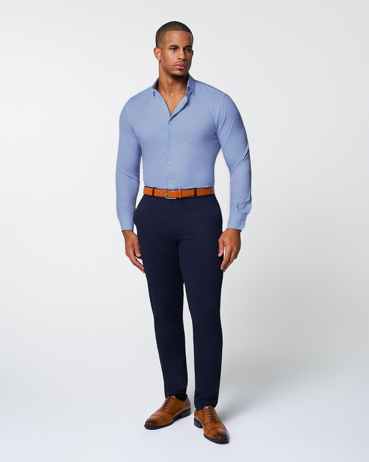 "The Morrison" Blue & White Mini Pattern